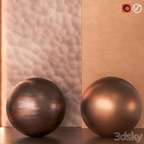 5 in 1 4k Copper Metal Pack Textures & Materials 4K - Seamless - Vol 1