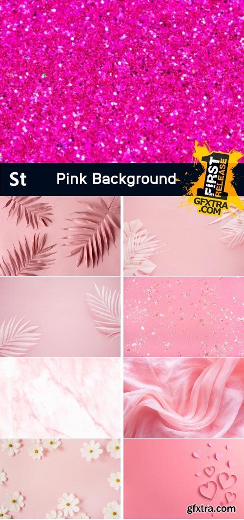 Amazing Photos, Pink Background 100xJPEG