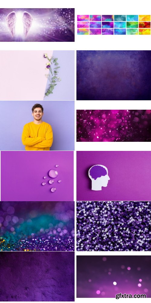 Amazing Photos, Purple Background 100xJPEG