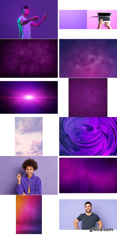 Amazing Photos, Purple Background 100xJPEG