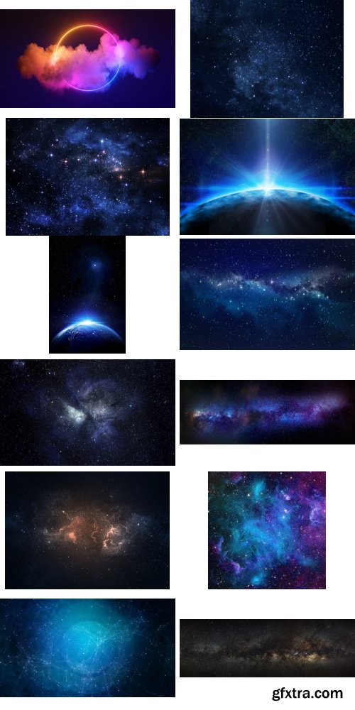 Amazing Photos, Space Background 100xJPEG