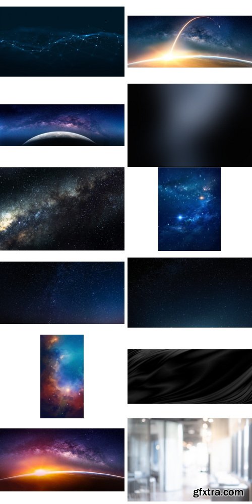 Amazing Photos, Space Background 100xJPEG