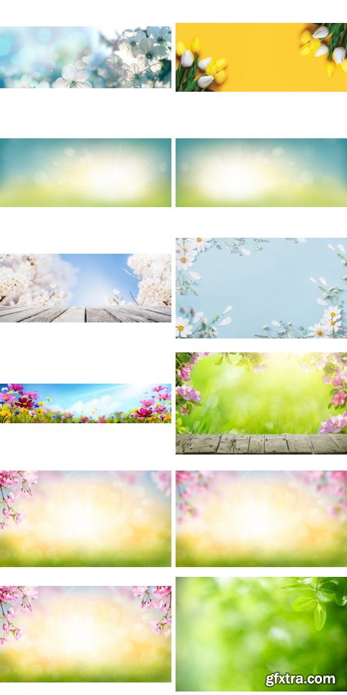 Amazing Photos, Spring Background 100xJPEG