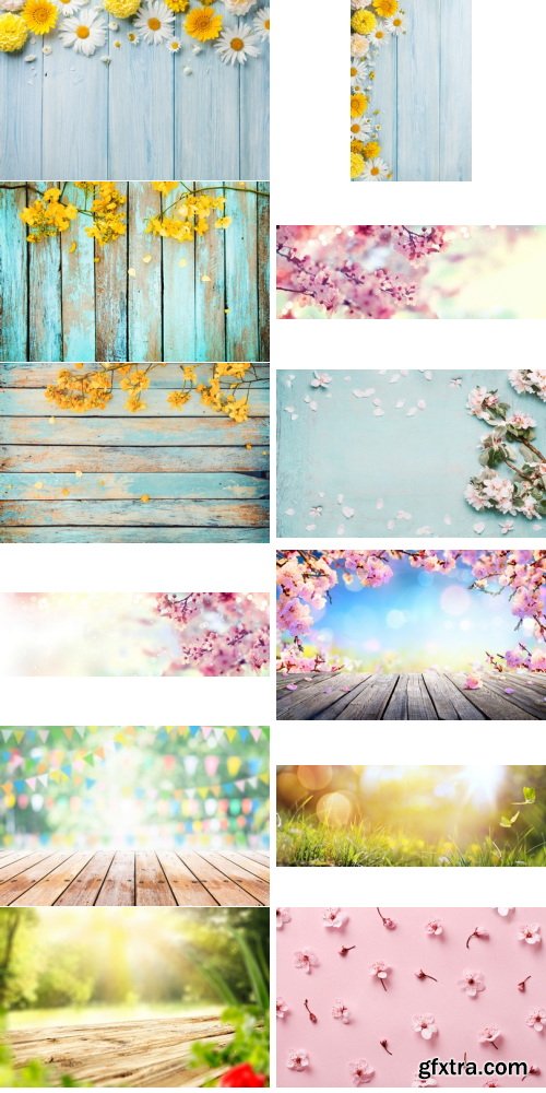 Amazing Photos, Spring Background 100xJPEG