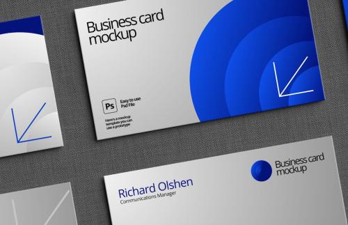 Modern Business Card Mock Up