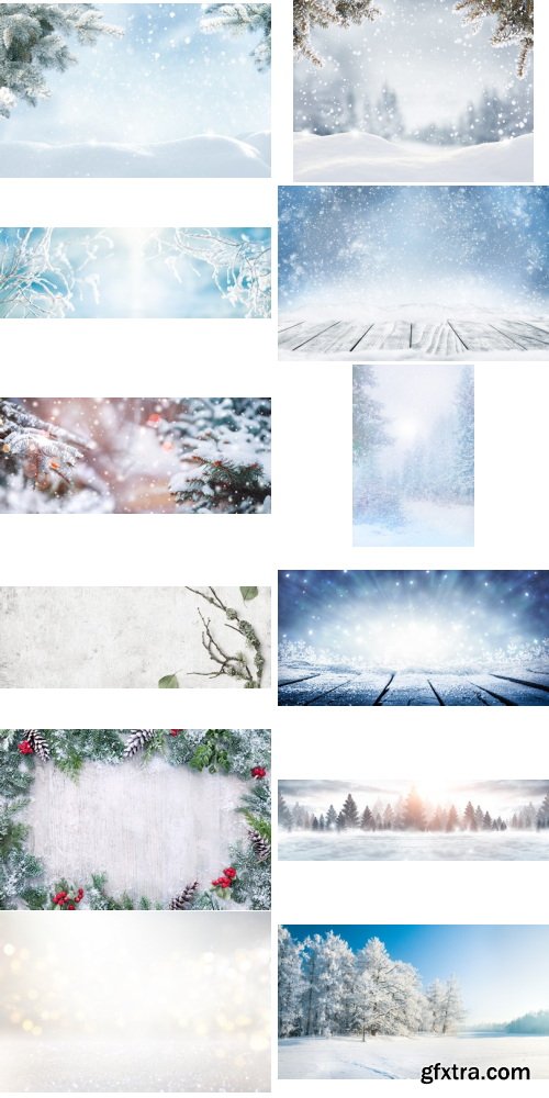 Amazing Photos, Winter Background 100xJPEG