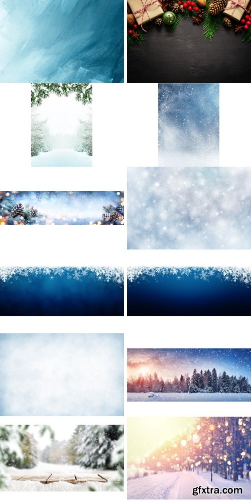 Amazing Photos, Winter Background 100xJPEG