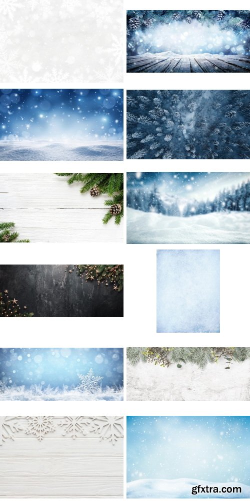 Amazing Photos, Winter Background 100xJPEG