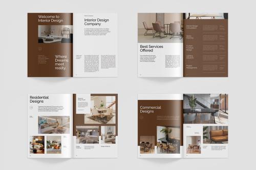 Interior Design Product Catalog Template