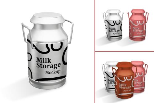 Milk Storage Mockup