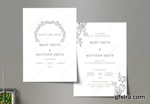 Wedding Invitation Card Design 14xAI