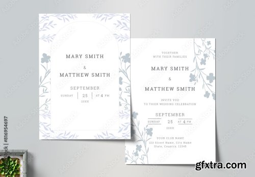 Wedding Invitation Card Design 14xAI