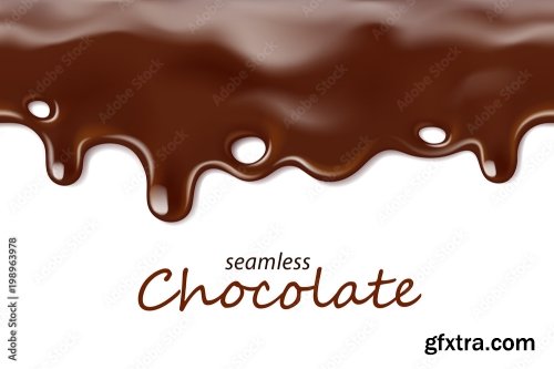 Seamless Dripping Chocolate 6xAI