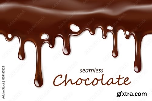 Seamless Dripping Chocolate 6xAI