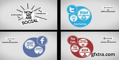 Videohive Promote Yourself with Social Media Networks 2092399