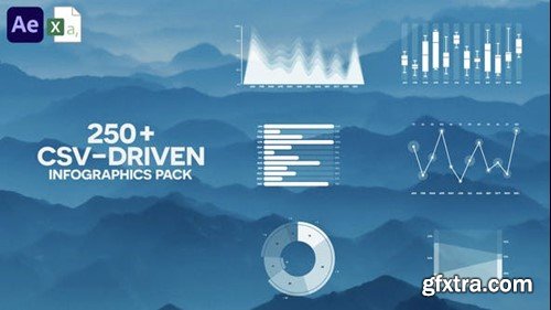 Videohive 250+ CSV Driven Infographics Pack 39752366