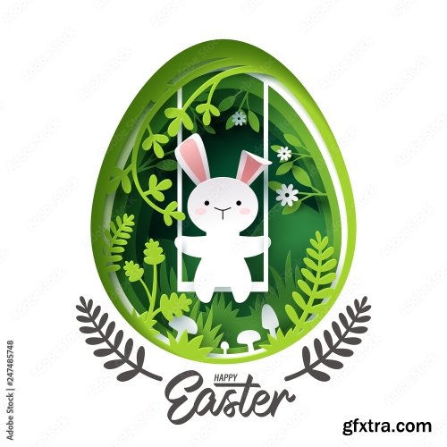 Happy Easter Celebration Concept 6xAI