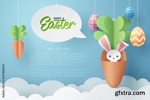 Happy Easter Celebration Concept 6xAI