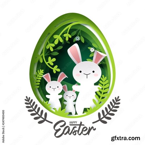 Happy Easter Celebration Concept 6xAI