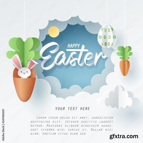 Happy Easter Celebration Concept 6xAI