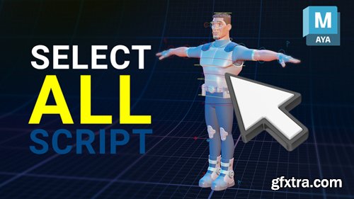 Select ALL Curve Controls - Script for Maya