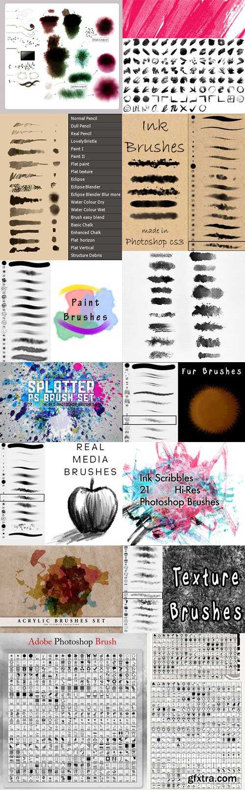 1900+ Brushes Collection for Photoshop