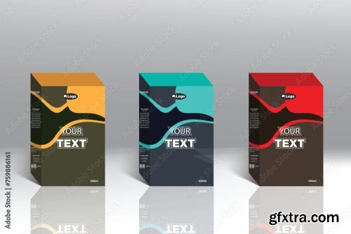 Box Packaging Template And Label Design 20xAI