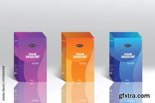 Box Packaging Template And Label Design 20xAI