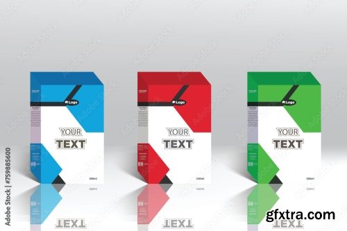 Box Packaging Template And Label Design 20xAI