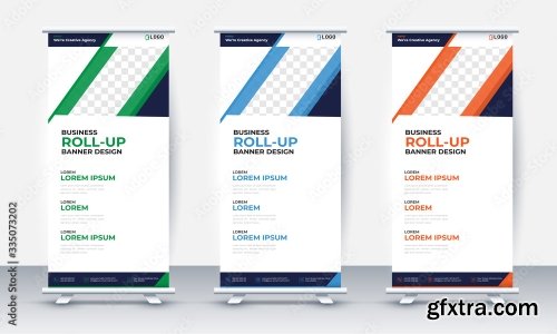 Business Roll Up Banner Design 15xAI