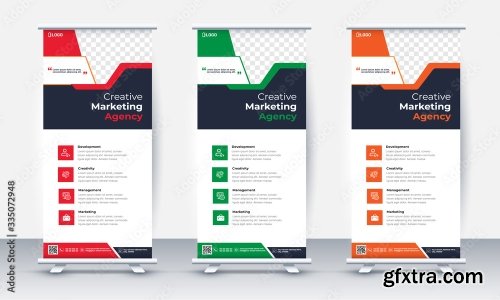 Business Roll Up Banner Design 15xAI