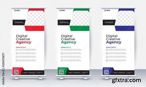 Business Roll Up Banner Design 15xAI