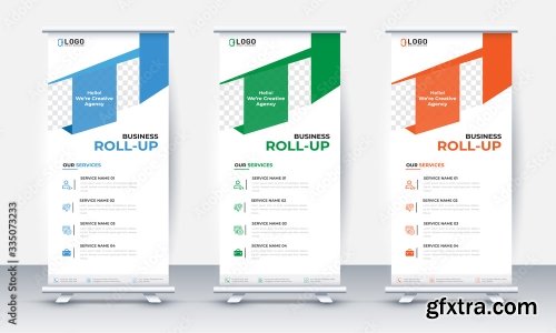 Business Roll Up Banner Design 15xAI