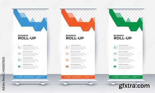 Business Roll Up Banner Design 15xAI