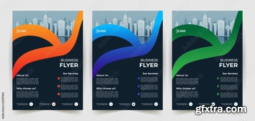 Business Flyer Template Design 2 21xAI