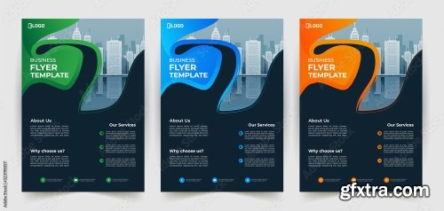 Business Flyer Template Design 2 21xAI