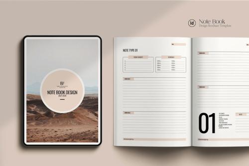 Note Book Brochure Template