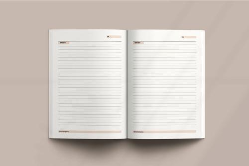 Note Book Brochure Template