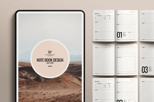 Note Book Brochure Template