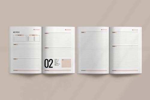 Note Book Brochure Template