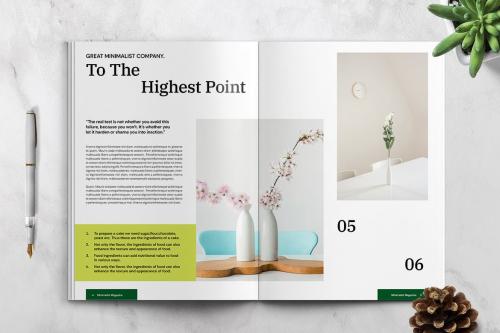 Minimalist Magazine Template