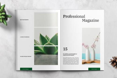 Minimalist Magazine Template