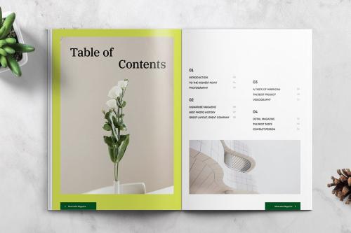 Minimalist Magazine Template