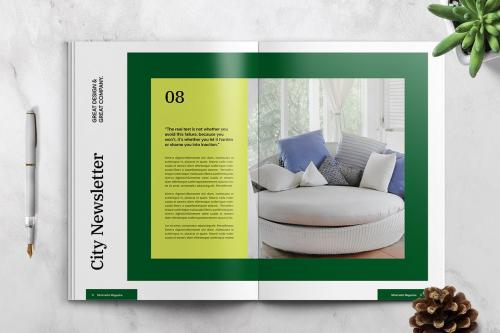 Minimalist Magazine Template