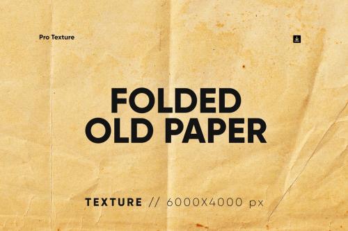 20 Folded Old Paper Texture