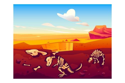 3 Desert Landscape Illustrations Vol.44