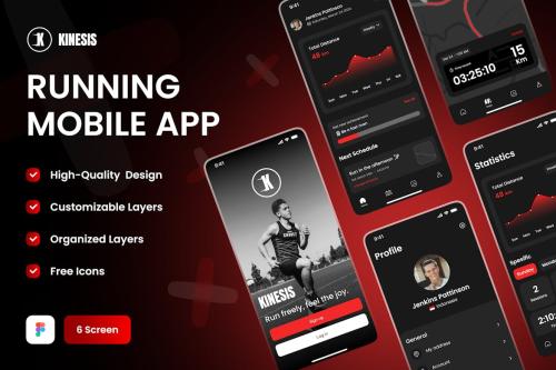 Running Mobile App - Ui Design