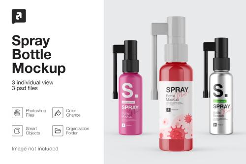 Spray Bottle Mockup