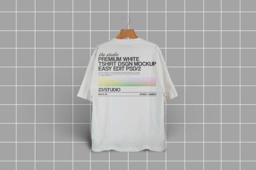 Realistic Tshirt Hanging Mockup