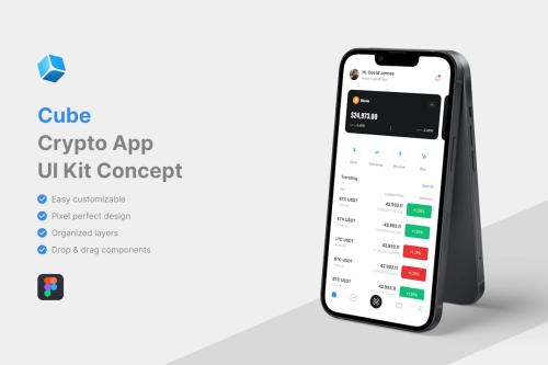 Cube - Crypto App UI Kit
